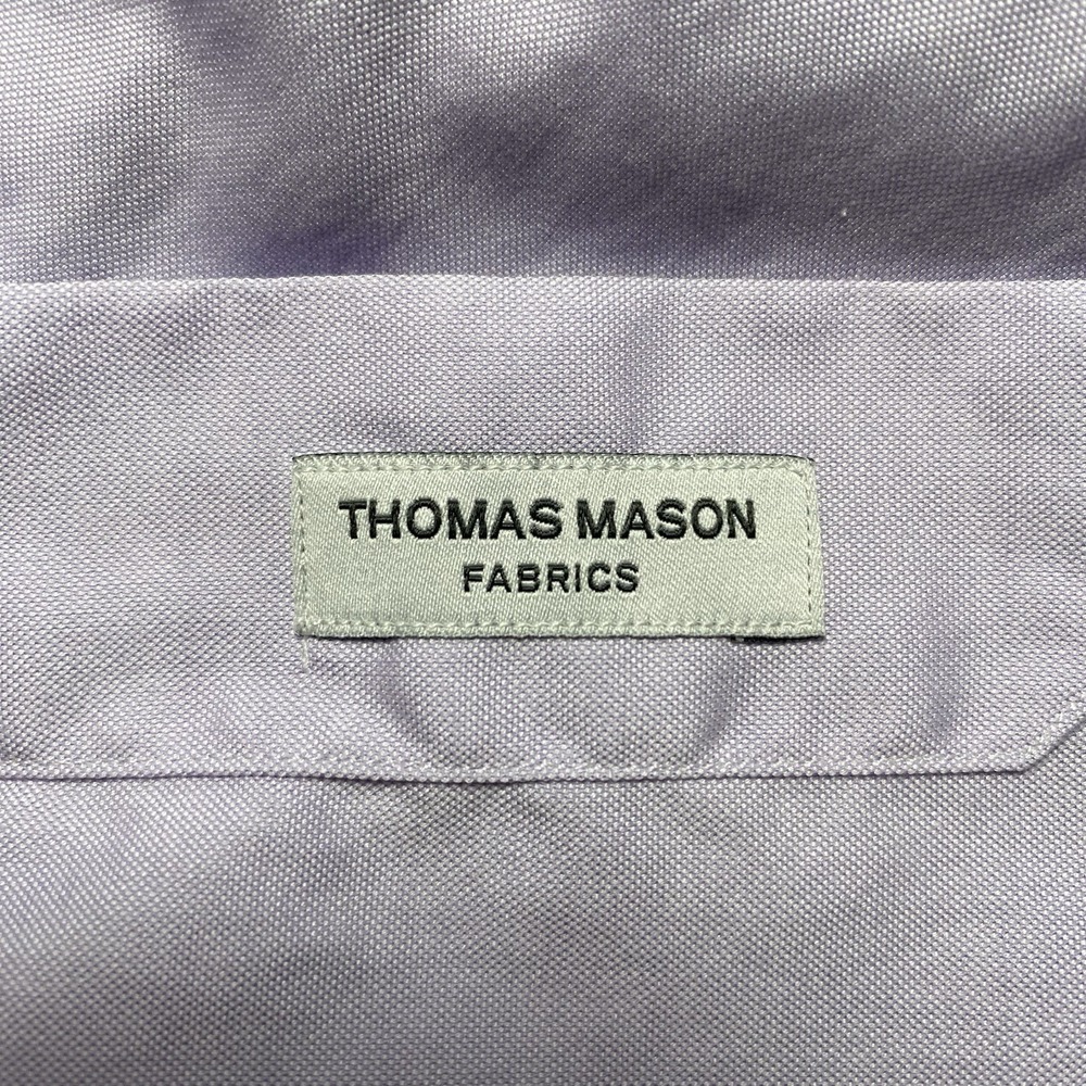 Custom Suitsupply Thomas Mason Dress Shirt (14.5 Extra Slim) Light Purple - Picture 11 of 13